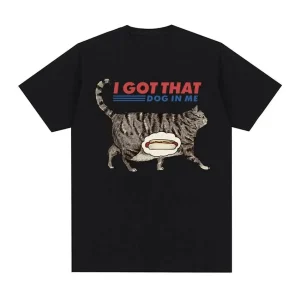 I Eat Cement Cursed Cat Funny Meme T Shirt Women's Fashion Humor Short Sleeve T Shirts Female T-shirt Tops